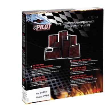 06430-S-01.JPG Filtro Aria Pilot Performance Pp60 C-crosser-asx-lancer / Sportback-lancer Evoluzione Evo-outlander-4007-407 / Sw