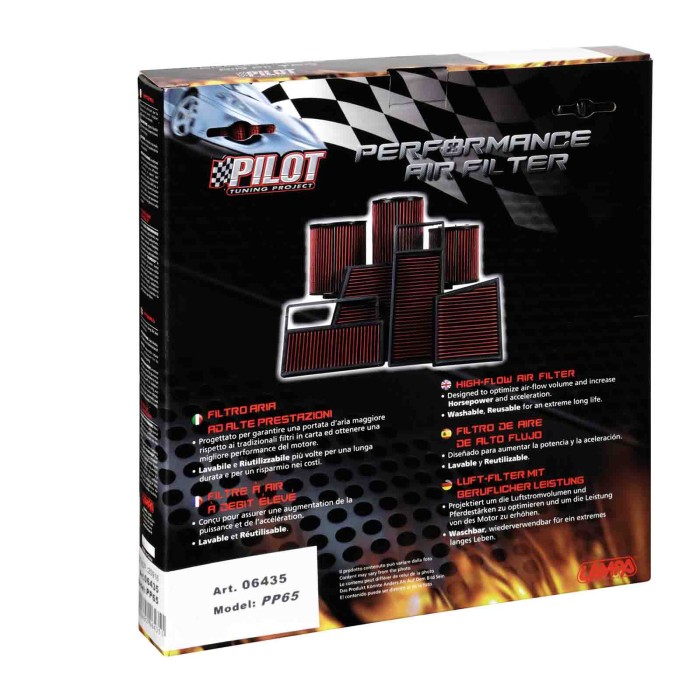 06435-S-01.JPG Filtro Aria Pilot Performance Pp65 Bmw Serie 5 / Touring (f10)-x1 (e84)-z4 Roadster (e89) Filtri Specifici