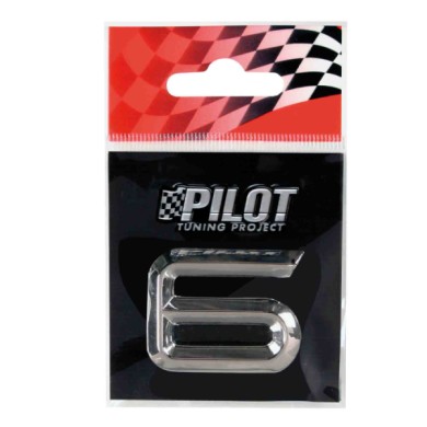 07093-S-01.JPG 3d Letters Type 2 (26 Mm) 6 Lettere E Numeri Adesivi