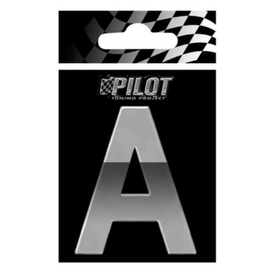 07110-S-01.JPG 3d Letters Type 4 (70 Mm) A Lettere E Numeri Adesivi