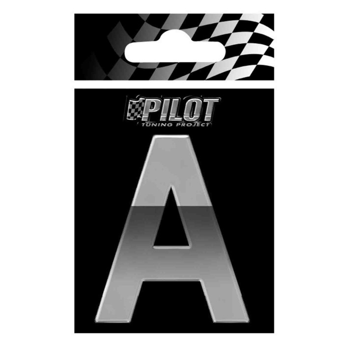 07110-S-01.JPG 3d Letters Type 4 (70 Mm) A Lettere E Numeri Adesivi