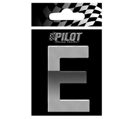 07114-S-01.JPG 3d Letters Type 4 (70 Mm) E Lettere E Numeri Adesivi