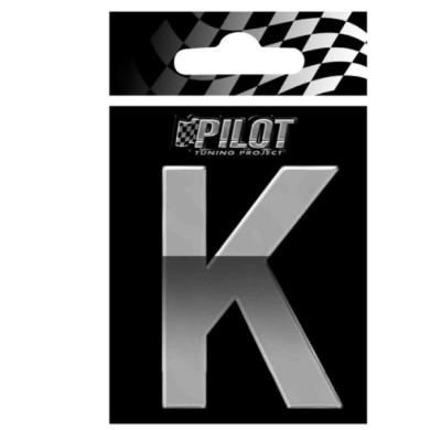 07120-S-01.JPG 3d Letters Type 4 (70 Mm) K Lettere E Numeri Adesivi