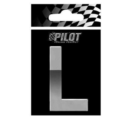 07121-S-01.JPG 3d Letters Type 4 (70 Mm) L Lettere E Numeri Adesivi