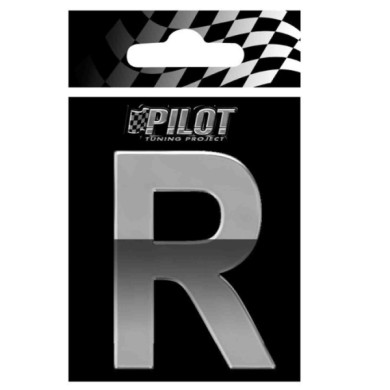 07127-S-01.JPG 3d Letters Type 4 (70 Mm) R Lettere E Numeri Adesivi