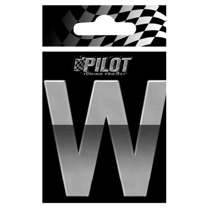 07132-S-01.JPG 3d Letters Type 4 (70 Mm) W Lettere E Numeri Adesivi