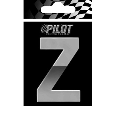 07135-S-01.JPG 3d Letters Type 4 (70 Mm) Z Lettere E Numeri Adesivi