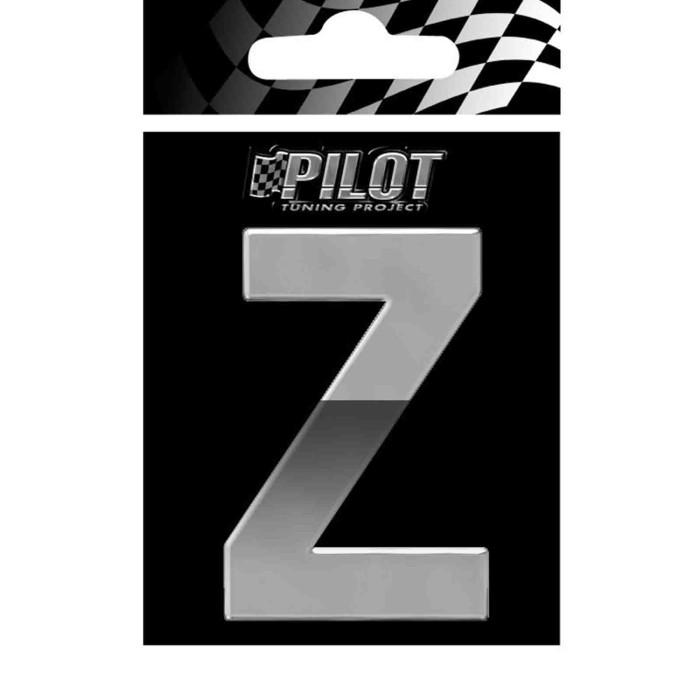 07135-S-01.JPG 3d Letters Type 4 (70 Mm) Z Lettere E Numeri Adesivi