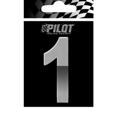 07137-S-01.JPG 3d Letters Type 4 (70 Mm) 1 Lettere E Numeri Adesivi