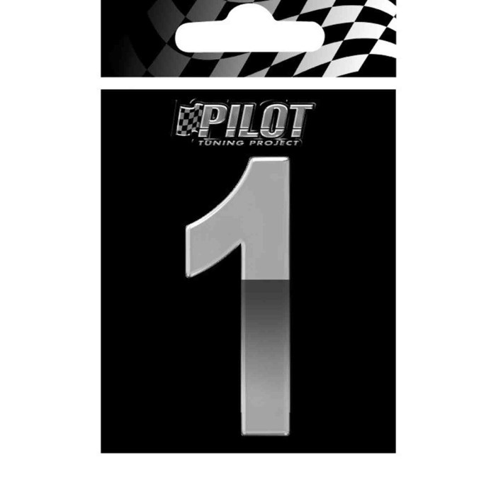 07137-S-01.JPG 3d Letters Type 4 (70 Mm) 1 Lettere E Numeri Adesivi