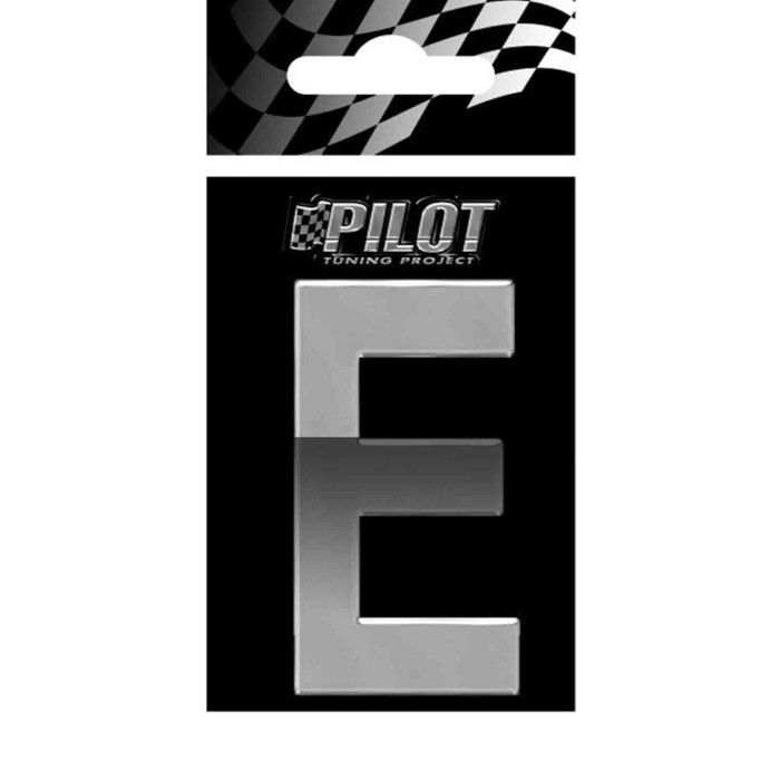 07164-S-01.JPG 3d Letters Type 5 (56 Mm) E Lettere E Numeri Adesivi