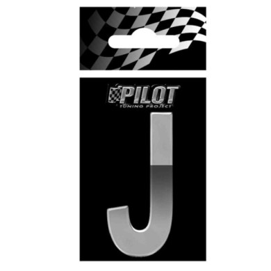 07169-S-01.JPG 3d Letters Type 5 (56 Mm) J Lettere E Numeri Adesivi