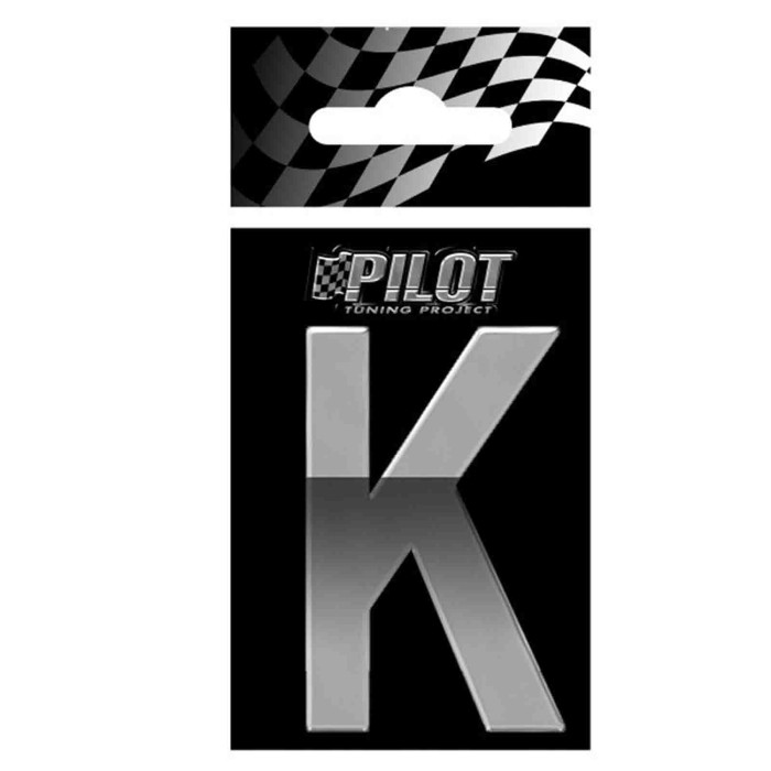 07170-S-01.JPG 3d Letters Type 5 (56 Mm) K Lettere E Numeri Adesivi