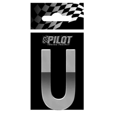 07180-S-01.JPG 3d Letters Type 5 (56 Mm) U Lettere E Numeri Adesivi