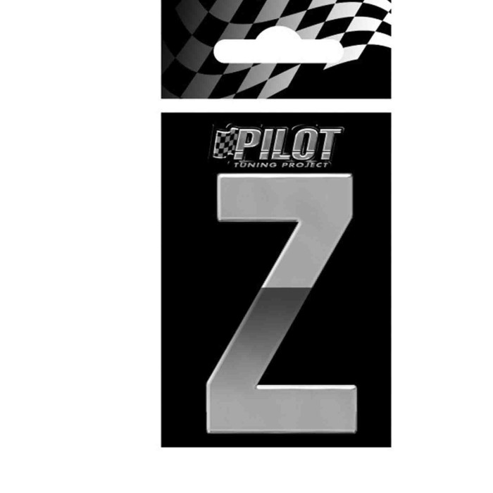 07185-S-01.JPG 3d Letters Type 5 (56 Mm) Z Lettere E Numeri Adesivi