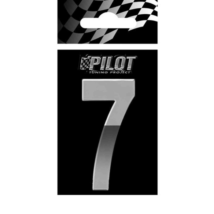 07193-S-01.JPG 3d Letters Type 5 (56 Mm) 7 Lettere E Numeri Adesivi