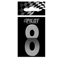 3d Letters Type 5 (56 Mm) 8 Lettere E Numeri Adesivi