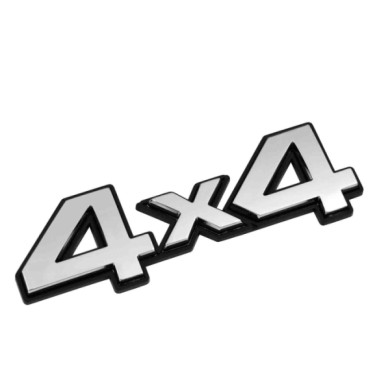 07206-C-01.JPG Emblema 3d Cromato 4x4 Emblema 3d Cromato Emblemi 3d
