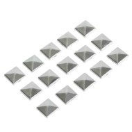 07214-A-01.JPG Decor Studs Borchie Cromate 15 Pz 10x10 Mm Ornamenti Adesivi Profili E Ornamenti