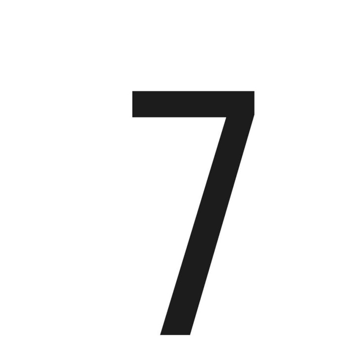 07683-S-01.JPG Spell It Caratteri Alfanumerici Adesivi 60x30 Mm 7 Portatarga Targhe E Contrassegni