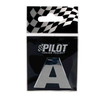 07861-S-01.JPG 3d Letters Type 3 (28 Mm) A Lettere E Numeri Adesivi