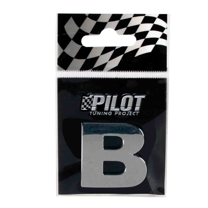 07862-S-01.JPG 3d Letters Type 3 (28 Mm) B Lettere E Numeri Adesivi