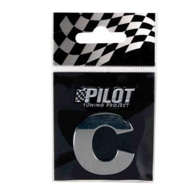 07863-S-01.JPG 3d Letters Type 3 (28 Mm) C Lettere E Numeri Adesivi