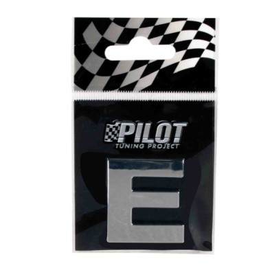 07865-S-01.JPG 3d Letters Type 3 (28 Mm) E Lettere E Numeri Adesivi