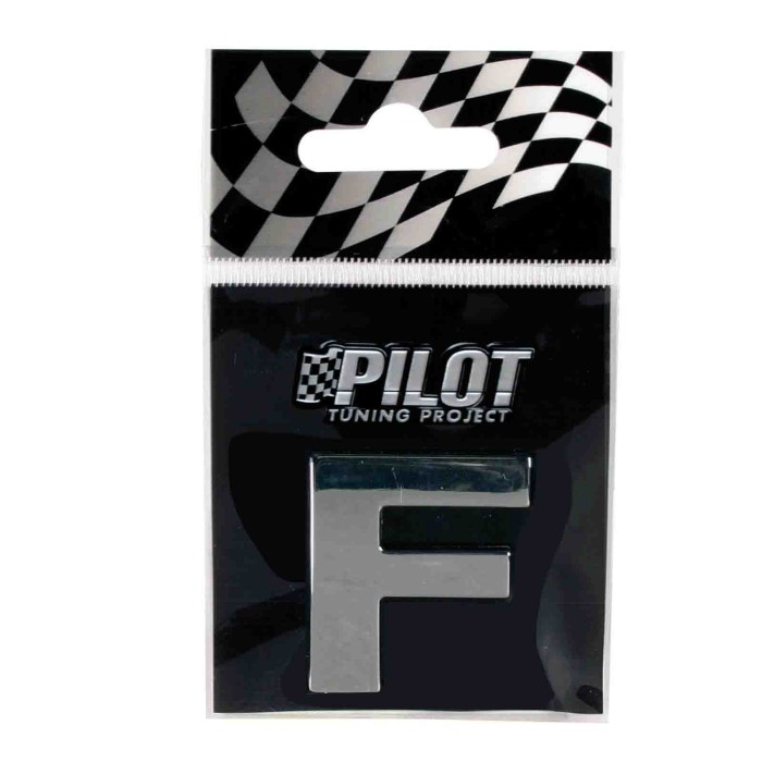 07866-S-01.JPG 3d Letters Type 3 (28 Mm) F Lettere E Numeri Adesivi