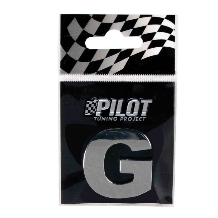 07867-S-01.JPG 3d Letters Type 3 (28 Mm) G Lettere E Numeri Adesivi