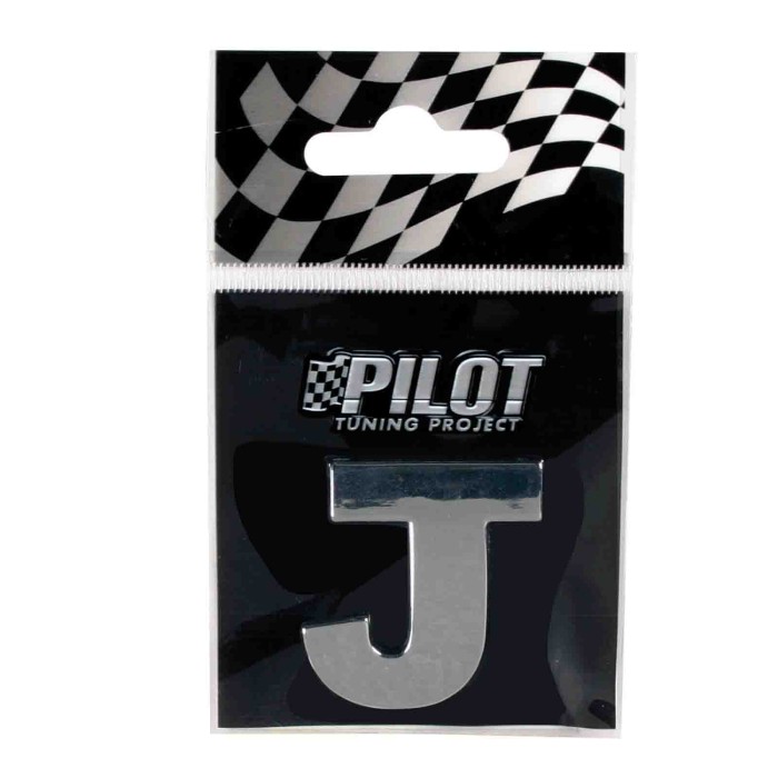 07870-S-01.JPG 3d Letters Type 3 (28 Mm) J Lettere E Numeri Adesivi