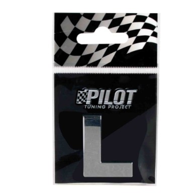 07872-S-01.JPG 3d Letters Type 3 (28 Mm) L Lettere E Numeri Adesivi