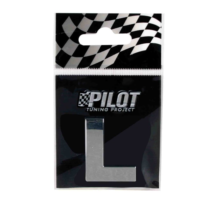 07872-S-01.JPG 3d Letters Type 3 (28 Mm) L Lettere E Numeri Adesivi