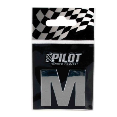 07873-S-01.JPG 3d Letters Type 3 (28 Mm) M Lettere E Numeri Adesivi