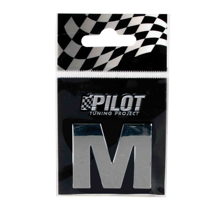 07873-S-01.JPG 3d Letters Type 3 (28 Mm) M Lettere E Numeri Adesivi