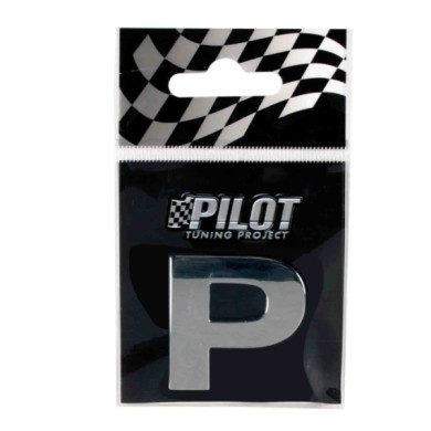 07876-S-01.JPG 3d Letters Type 3 (28 Mm) P Lettere E Numeri Adesivi