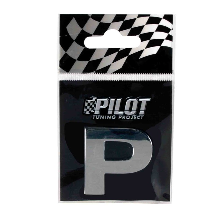 07876-S-01.JPG 3d Letters Type 3 (28 Mm) P Lettere E Numeri Adesivi