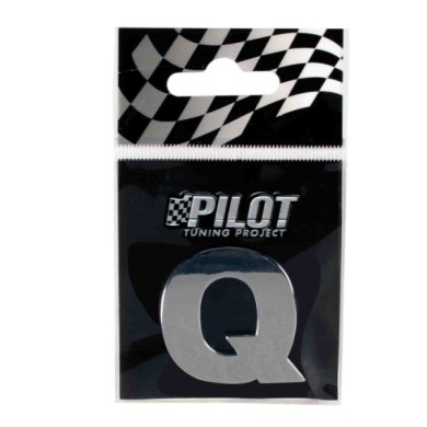 07877-S-01.JPG 3d Letters Type 3 (28 Mm) Q Lettere E Numeri Adesivi