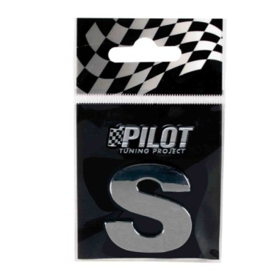 07879-S-01.JPG 3d Letters Type 3 (28 Mm) S Lettere E Numeri Adesivi