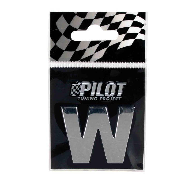 07883-S-01.JPG 3d Letters Type 3 (28 Mm) W Lettere E Numeri Adesivi