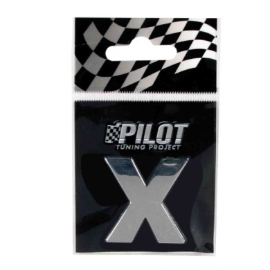 07884-S-01.JPG 3d Letters Type 3 (28 Mm) X Lettere E Numeri Adesivi