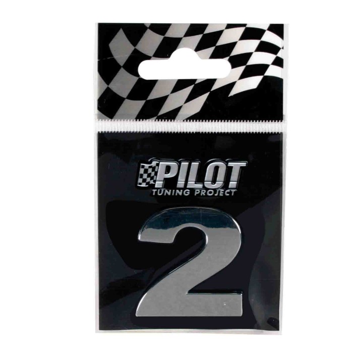 07889-S-01.JPG 3d Letters Type 3 (28 Mm) 2 Lettere E Numeri Adesivi