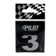 3d Letters Type 3 (28 Mm) 3 Lettere E Numeri Adesivi