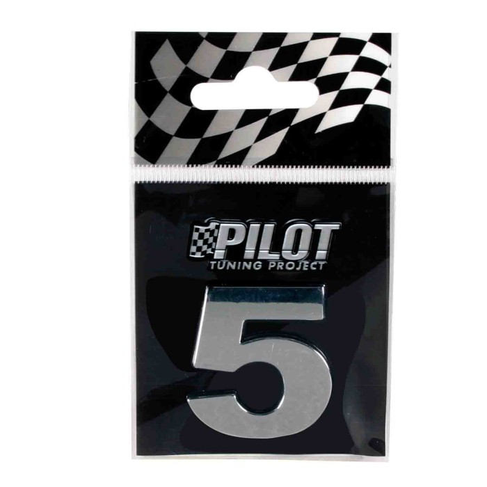 07892-S-01.JPG 3d Letters Type 3 (28 Mm) 5 Lettere E Numeri Adesivi