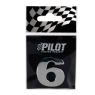 07893-S-01.JPG 3d Letters Type 3 (28 Mm) 6 Lettere E Numeri Adesivi