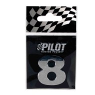 07895-S-01.JPG 3d Letters Type 3 (28 Mm) 8 Lettere E Numeri Adesivi