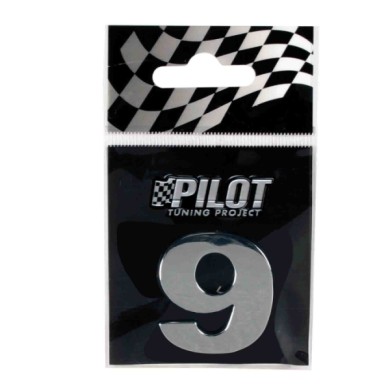 07896-S-01.JPG 3d Letters Type 3 (28 Mm) 9 Lettere E Numeri Adesivi