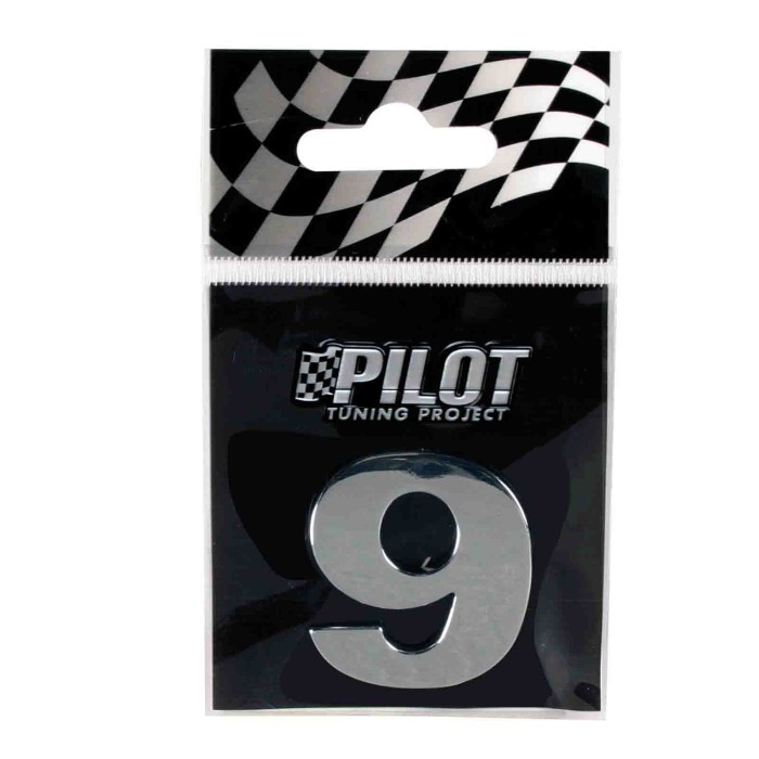 07896-S-01.JPG 3d Letters Type 3 (28 Mm) 9 Lettere E Numeri Adesivi