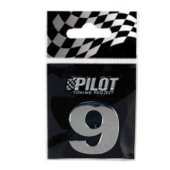 3d Letters Type 3 (28 Mm) 9 Lettere E Numeri Adesivi