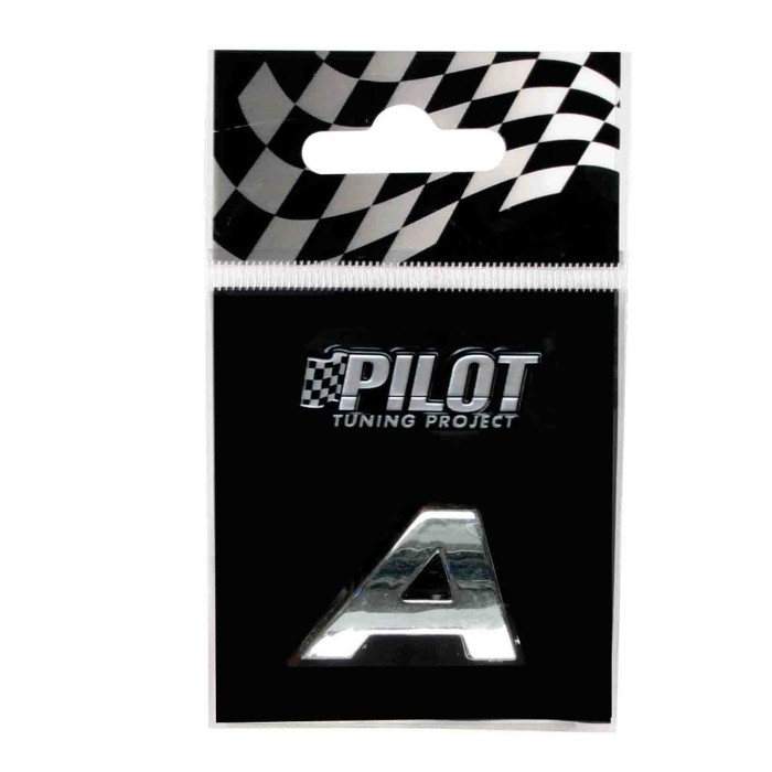 07911-S-01.JPG 3d Letters Type 1 (18 Mm) A Lettere E Numeri Adesivi